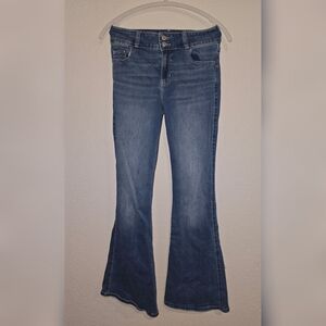 Hollister Blue High-Rise Flare Jeans